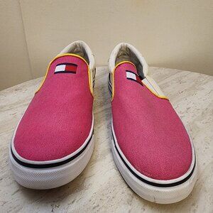 TOMMY HILFIGER Pink White Sneakers 8M
